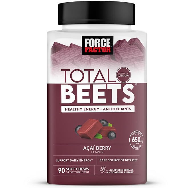 Σύνολο Μπιζέλια, Beet Root Superfood Soft Chews, Acai Berry (90 κατ.)