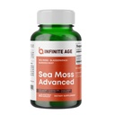 INFINITE AGE 1250 mg Sea Moss Advanced Superfood Capsules, 60 Kont - Yüksek Lisans, Vegan, ABD'de Made in the USA - Irish Seamoss, Bladderwrack, Burdock Root - General Health, Immunity Support