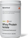 Momentous Essential Grass-Fed Whey Protein Powder - 20 g Whey Isolate Protein - NSF Certified for Sport - Χωρίς γλουτένη - 24 Μερίδες για Βασική Καθημερινή Χρήση - Βανίλια - Πακέτο Μπορεί να Βάρυ