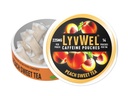 LyvWel Ultra Caffeine Pouch – Peach Sweet Tea – 225 mg Natural Caffeine with Guarana – Clean Energy for Focus & Mood – 1-Pack (15 Pouches)