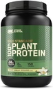 Optimum Beslenme Altın Standardı% 100 Bitki bazlı Protein Toz, Gluten Free, Vegan proteini Kas Destek ve Kurtarma için Amino asitler - Kremy Vanilla, 20 Hizmet (Pazarlama Mayıs Vary)