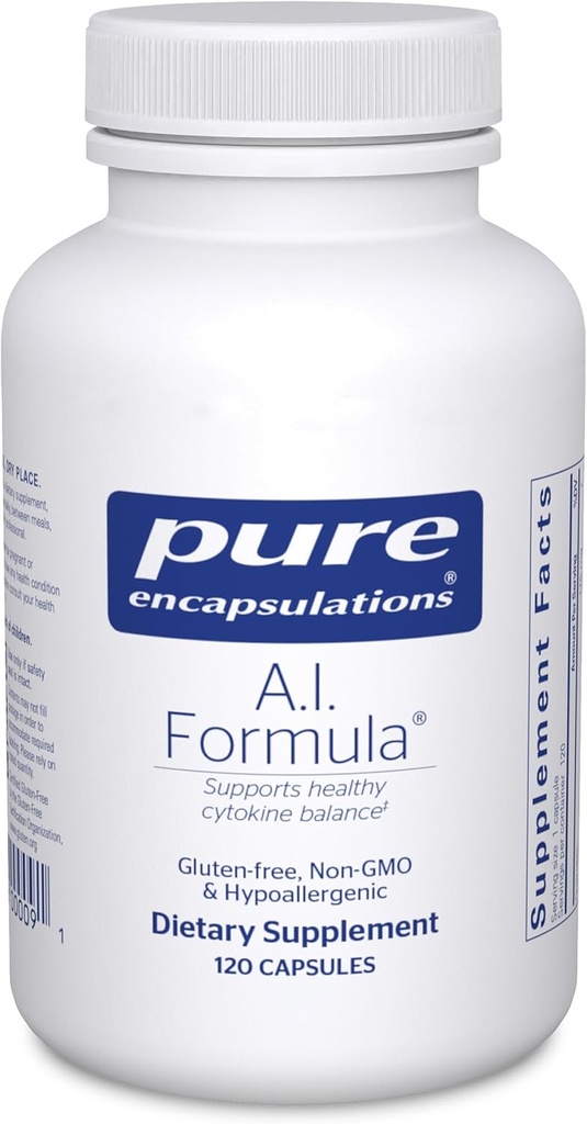 Pure Encapsulations A.I. Formula | Hypoallergenic Dietary Supplement to Promote Healthy Immune Response | 120 Capsules