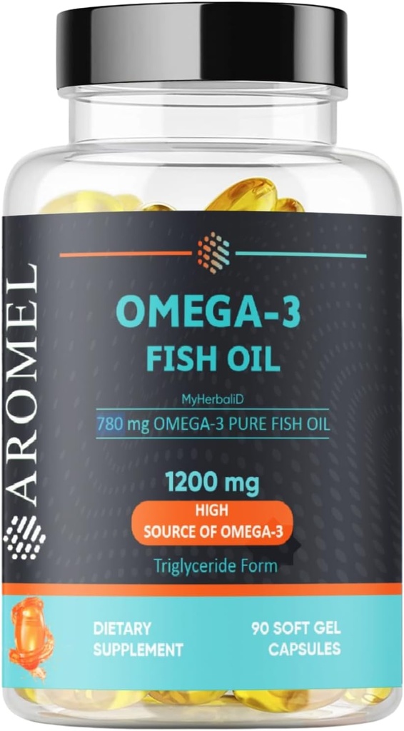 Omega-3 Fish Oil 1200 mg 90 Soft Gel Capsules
