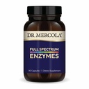 Dr. Mercola Full Spectrum Enzymes - 22 Farklı Enzymes - Destekler Digestive & Immune Health - Helps Digest Carbohidrats, Fats, Proteins & Fiber - Non-GMO, Gluten-Free & Soy-Free - 90 Capsules