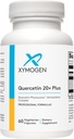XYMOGEN Quercetin 20× Plus - Quercetin Supplements - Günlük Kompleksi C, N-Acetyl-L-Cysteine & Nettles - Respiratory Desteği için Formüled - Vegan & Gluten-Free (60 Capsules)