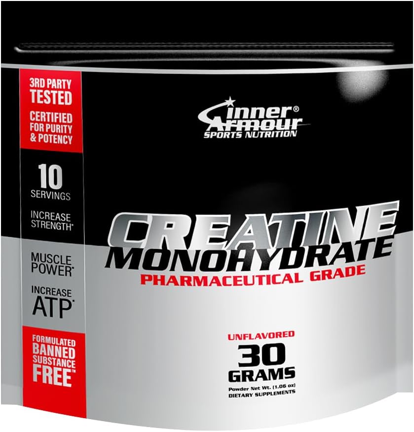 Micronized Creatine Monohydrate Powder - Αύξηση της μυϊκής δύναμης & αντοχής - γρήγορη διάλυση, χωρίς άρωμα, Vegan συμπλήρωμα γυμναστικής, Keto Friendly - 30 gr ή 10 εξυπηρετούν