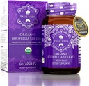 Organik Boswellia Extract Capsules - Boswellia Serrata Extract Capsules | USDA Organik Supplement | 5:1 Ekstraksiyon | Max Strength %75 Boswellic Acid | Boswellia Kompleks | 60 Vegan Boswellia Capsules