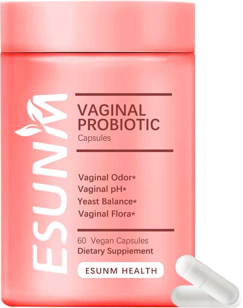 Kadın Vaginal Health Supplement,Vaginal Probiyotiks for Women pH Balance Prebiyotiks & Lactobacillus Probiyotik,Promote Health Vaginal Odor & Vaginal Flora, 60 Count