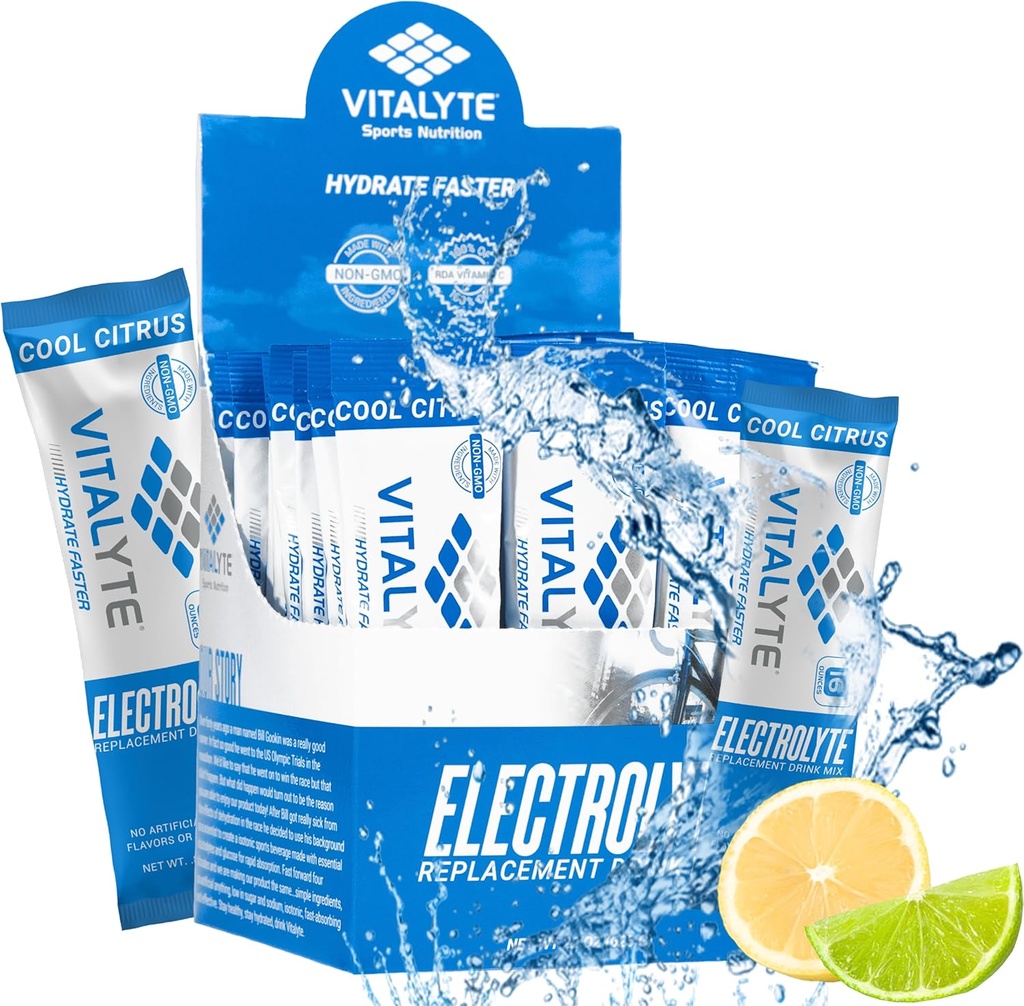 Vitalyte Electrolytes Packets Isotonic Sports Drink | Elektrolytes Toz Paketleri Spor Beslenme Elektrolyte Makyaj İçilir