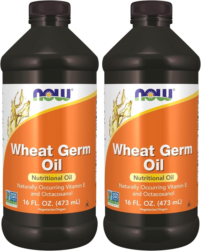 Şimdi Supplements, Buğday Germ Oil with Essential Fatty Acids (EFAs), Beslenme Petrol, 16-Ounce (Pack of 2)