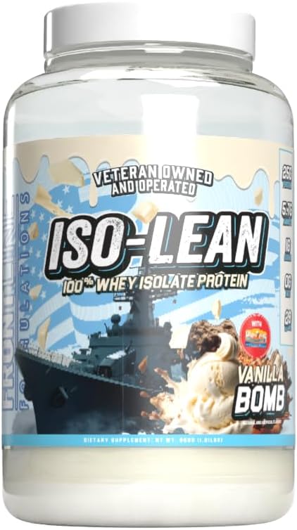 Isolean, 100% Whey proteini Isolate, Hızlı Aborpsiyon, Iso Lean, Low Sugar, Maxising Recovery, 25 Grams Per Servis, Veteren Kendin ve Kontrollü 28 Hizmet, Vanilla Bean)