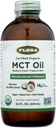 Flora - MCT Oil Sertifikalı Organik - Destekler Kas Enerji ve Beyin Sağlığı - C8 Caprylic Asit & C10 Capric Asit - Non-GMO, Gluten-Free, Vegan & Keto-Friendly - 8.5 fl. oz.