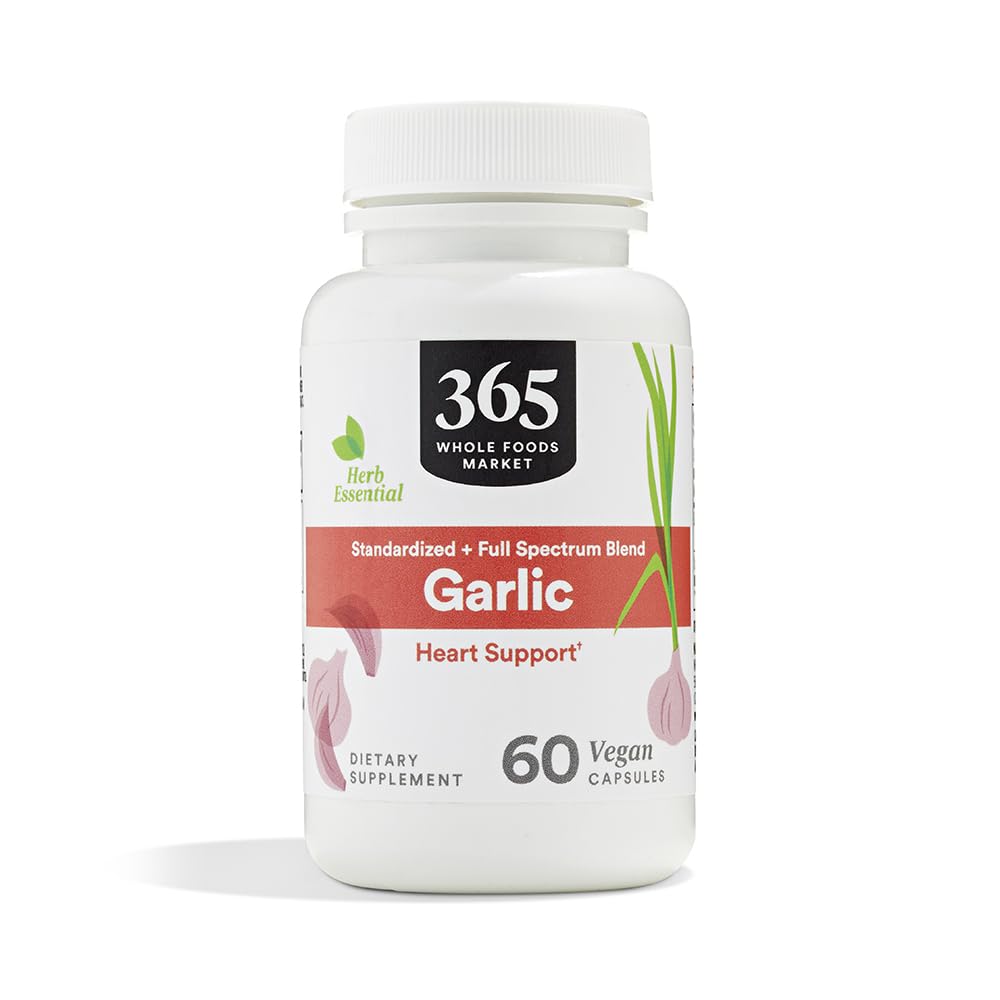 365 by Whole Foods Market, Diet Diyetary Supplement, Vegan Capsules, Supports Heart Health, 60 Count