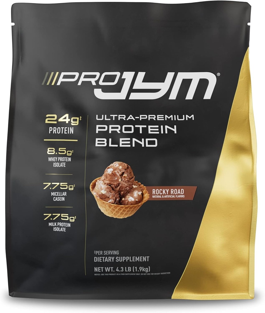 Pro JYM Rocky Road protein Toz - Whey proteini, Vakain, & Süt Protein, Erkekler ve Kadınlar için Lean Muscle Building, JYM Supplement Science, 45 Hizmetler