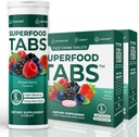 Superfood Tabs Superfoods Company Detox Cleanse Drink - Women & Men için Beslenme Supplement - Sağlıklı Kilo, Digestive Health, Cravings & Bloating Relief - karma Berry Flavor [60 Tabletler]