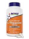 Şimdiye kadar Gıdalar L-Theanine, Double Strength 200 mg Per Cap - 180 Veg Capsules - 100 mg Inositol - Vegetarian, Non-GMO - Ltheanine 200 mg Supplement