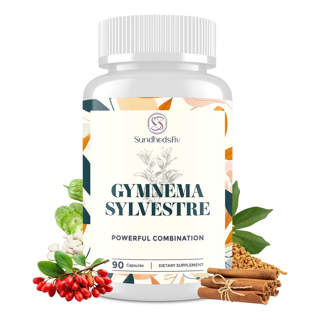 16 σε 1 Blxxd Sugr Αποτελεσματικό συμπλήρωμα Gymnema Sylvestre 2100MG με Berberine, Cinnamon, Bitter Melon 