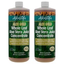 Aloe Life - Whole Leaf Aloe Vera Juice, Organic, Gluten-Free (Aloe Gold, 32 oz) | 2Pack