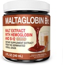 Maltaglobin Vitamin B12 Συμπλήρωμα διατροφής, Υποστήριξη αιμοσφαιρίνης, B12 Βιταμίνες για την ενέργεια, 8 fl oz, 1-Pack