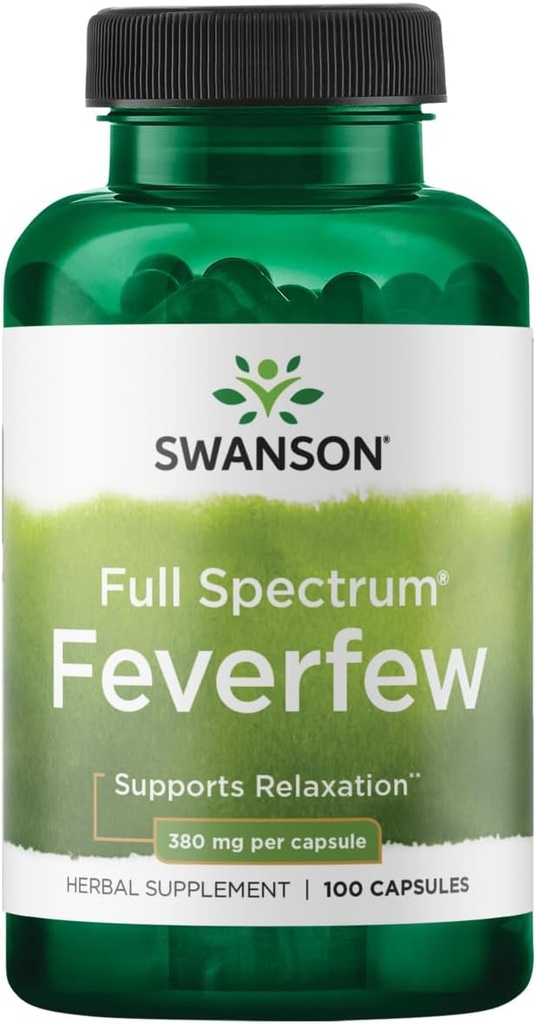 Swanson Ateşfew 380 Milligram 100 Capsules