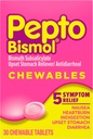 Pepto Bismol Pepto-Bismol Chewable Tabletler, 30 ct,