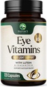 Göz Vitaminleri ve Mineral Tamamı - Contains çinko, Copper, Lutein, & Zeaxanthin, Destekler Kuru Göz Strain, Yetişkinler için Vizyon Sağlık, Non-GMO, Vegan Eye Care Pills & Minerals Supplements - 120 Capsules