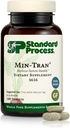 Standart Süreç Min-Tran - Nervous System Health Supplement - İyi Magnezyum Kaynağı - Temiz Yollar ve Sağlıklı Stres Cevapları - Gluten-Free, Non-Dairy & Non-Soy - 180 Tabletler
