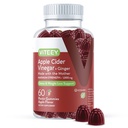 Viteey Apple Cider Vinegar Gummies and Ginger – 1000 mg ACV Gummies για απώλεια βάρους, Detox and Digestion – Vegan, Χωρίς γλουτένη – 60 Count
