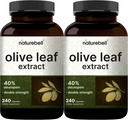 2 Pack Olive Leaf Extract 30000 mg, 480 Total Capsules |% 40 Active Ol Europein, 50:1 Herbal Equivalent - Immune & Heart Health - Non-GMO