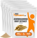 BulkSupplements.com Ashwagandha Root Extract Toz - Ashwagandha Supplement, Ashwagandha Toz - Ashwagandha Root - Vegan & Gluten Free, hizmet başına 600 mg, 5 kg (11 lbs)