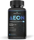 AEON Liposomal NAD+ Longevity Complex, NAD+, NR, Resveratrol, Quercetin, Fisetin, L Theanine, TMG, EGCG, spermidine, Astragalus, Anti-Aging Supplement, Vegan, 60 Capsules
