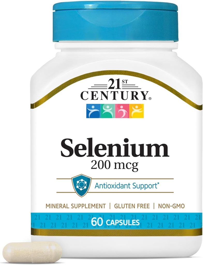 21. Yüzyıl Selenium 200 mcg Capsules, 60 Kont