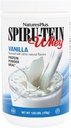 NaturesPlus SPIRU-TEIN WHEY Shake, Vanilla - 1.05 lb - Whey Protein Toz - Spirulina, Vitamins & Minerals - Gluten Free - 14 Hizmet