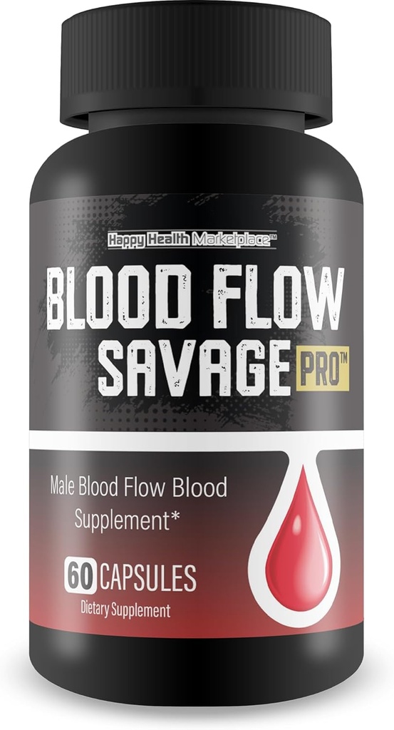Blood Flow Savage Pro - En İyi Kan Akış Kapsülleri - Sağlıklı Kan Akışı Doğal Formula - Destek Erkekler Kan Akışı Insanlar Bedeninizi Büyüyor - Erkekler Kan Akışı Tamam Max Blood Flow