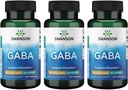 Swanson GABA - Amino Acid Supplement Promoting Calm & Relaxation to Support Restful Sleep - High Potency Formula to Support Healthy Stress Levels - (100 Capsules, 500mg Each) (3 Pack)