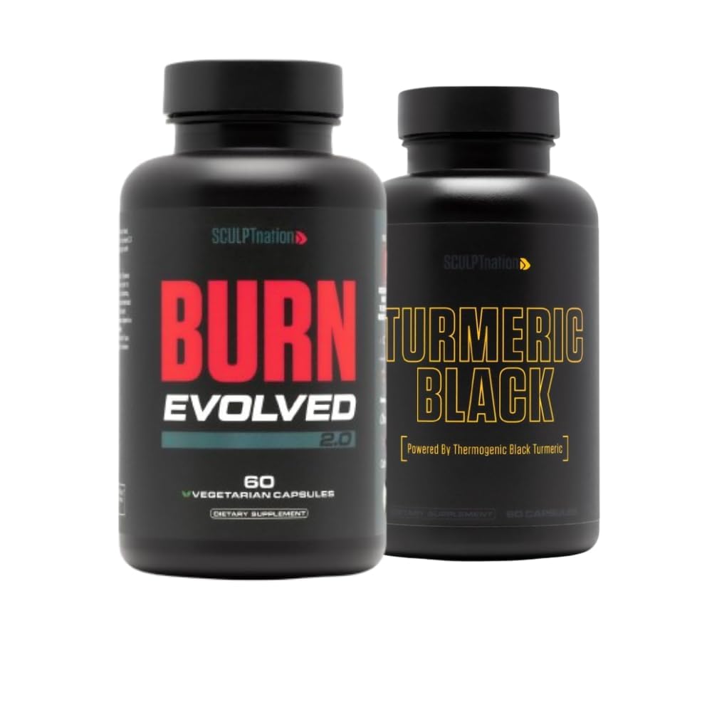 Sculpt Nation by V Shred Burn Evolved 2.0 ve Turmeric Black Sche