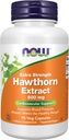 NOW Foods Supplements, Hawthorn Extract 600 mg, Extra Strength, Cardiovascular Support*, 90 Veg Capsules