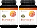 Youtheory Turmeric Extra Strength - 1,000 mg - Υποστηρίζει τους μυς και την κοινή υγεία* - Περιέχει βιοενεργούς, κουρκουμινοειδή & εκχυλίσματα βοτάνων - USP Επαληθευμένο - 180 κάψουλες χορτοφάγων, 2 συσκευασίες (180-Ημέρες προσφοράς)