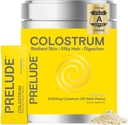 Prelude Bovine Colostrum Supplement - ABD'de Colostrum Toz Sticks for Gut Health, Immunity & General Wellness - Colostrum Aids Hair, Skin & Digestive Health for Women & Men - Made in USA