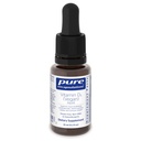 Pure Encapsulations D3 (Vegan) Sıvı | Bone, Blood, Cardiovascular, Kolon ve Immune Health * | 0.3 fl. oz.