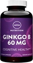 MRM Beslenme Ginkgo B 60 mg | Gluten-Free + Vegan | 120 Hizmet