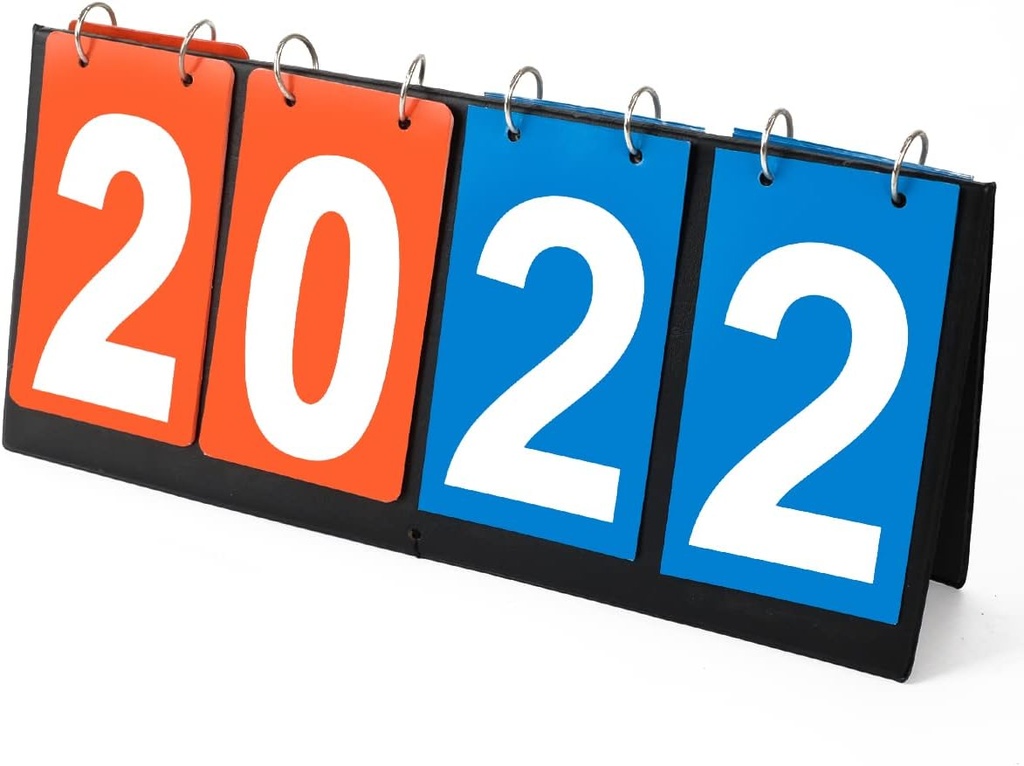 Portre Top Scoreboard Flipper, Multi Sports Score Flip Scoreboard Score Keeper