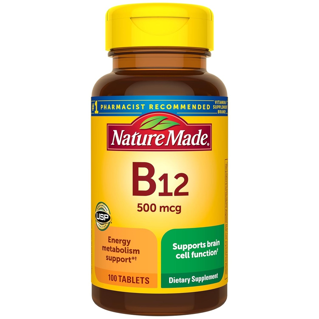 Doğa B12 500 mcg. Tabletler 100 Ctt