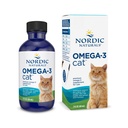 Nordic Naturals Omega-3 Cat, Unflavored - 2 oz - 304 mg Omega-3 ανά 1 mL - Fish Oil for Cats with EPA & DHA - Προάγει την καρδιά, το δέρμα, το παλτό, & την ανοσοποιητική υγεία - Μη ΓΤΟ