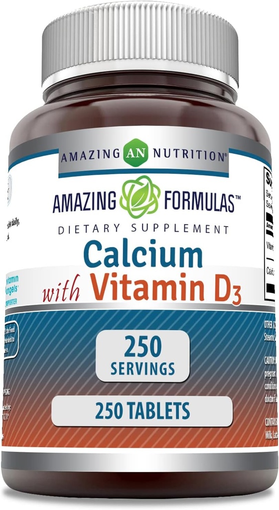 Amazing Formulas Calcium with Vitamin D3 Supplement 