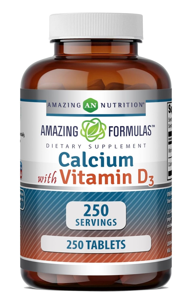 Amazing Formulasuba D3 Supplement | Tabletler | Non-GMO | Gluten-Free | Made in USA (1 Pack, 250 Count)