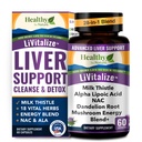 Liver Cleanse Detox & Tamir – 28-in-1 Liver Support - Milk Thistle Dandelion NAC Alpha Lipoic Acid Artichoke & Reishi Chaga Türkiye Tail Mushroom – Active Liver Health Supplement, 1540 mg (60 Capsules)