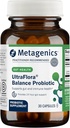 Μεταγονική UltraFlora Balance Probiotic - Ράφι-Stable Daily Gut Health Supplement for Digestive & Immune Support* - Μη ΓΤΟ & Γλουτένη χωρίς - 30 Κάψουλες