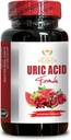 Generic Natural URIC Acid Formula - Έλεγχος ουρικού οξέος, συμπλήρωμα βοτάνων, Κατώτερο ουρικό οξύ, συμπλήρωμα γαϊδουράγκαθου γάλακτος, ταρσί, οικολογικά φασόλια καφέ, κιτρικό οξύ, σέλινο, Ρόδι - 1 φιάλη