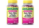 Anexa Spring Valley Ekstra Güçlü Biotin Saç, Skin & Nails Diyeter Supplement, 5.000 mcg, 120 Count (Pack of 2), 240 Kont (kömlü)